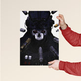 Ghost Operator – Tactical Skull Warrior Poster